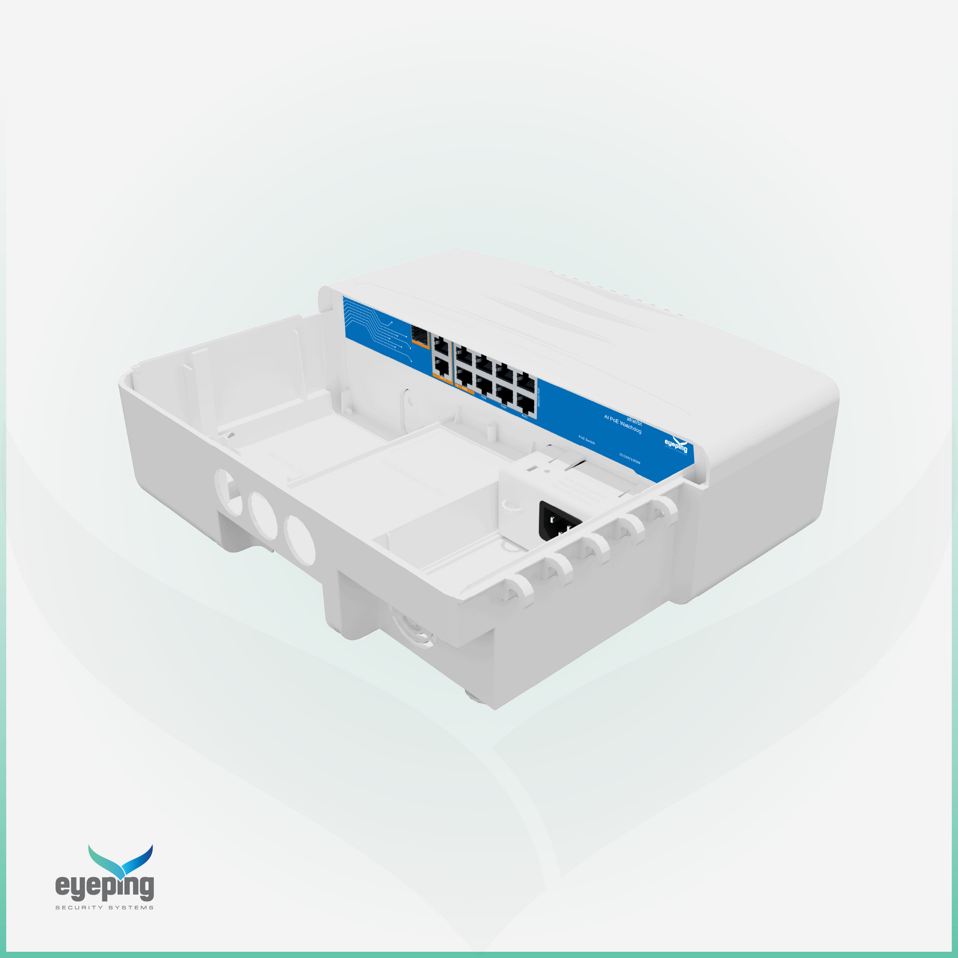 EYEPING GS-S4011F-8V0 – AI Hybrid Waterproof PoE Switch