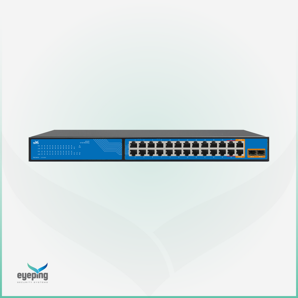 EYEPING GS-S3028-24V0 – AI Hybrid PoE Switch