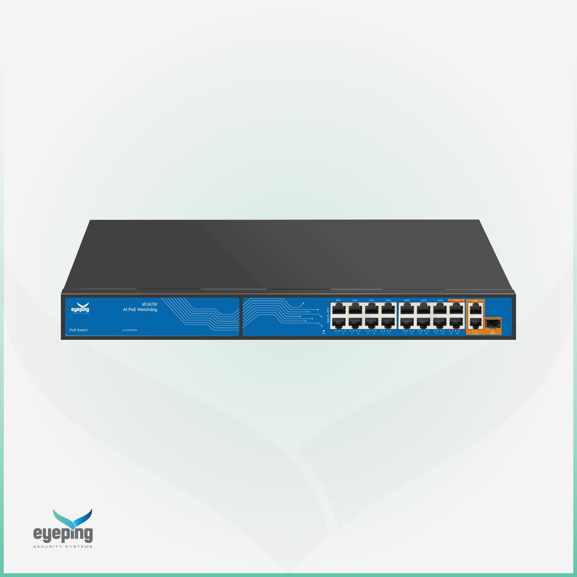 EYEPING GS-S3019-16V0 – AI Hybrid PoE Switch