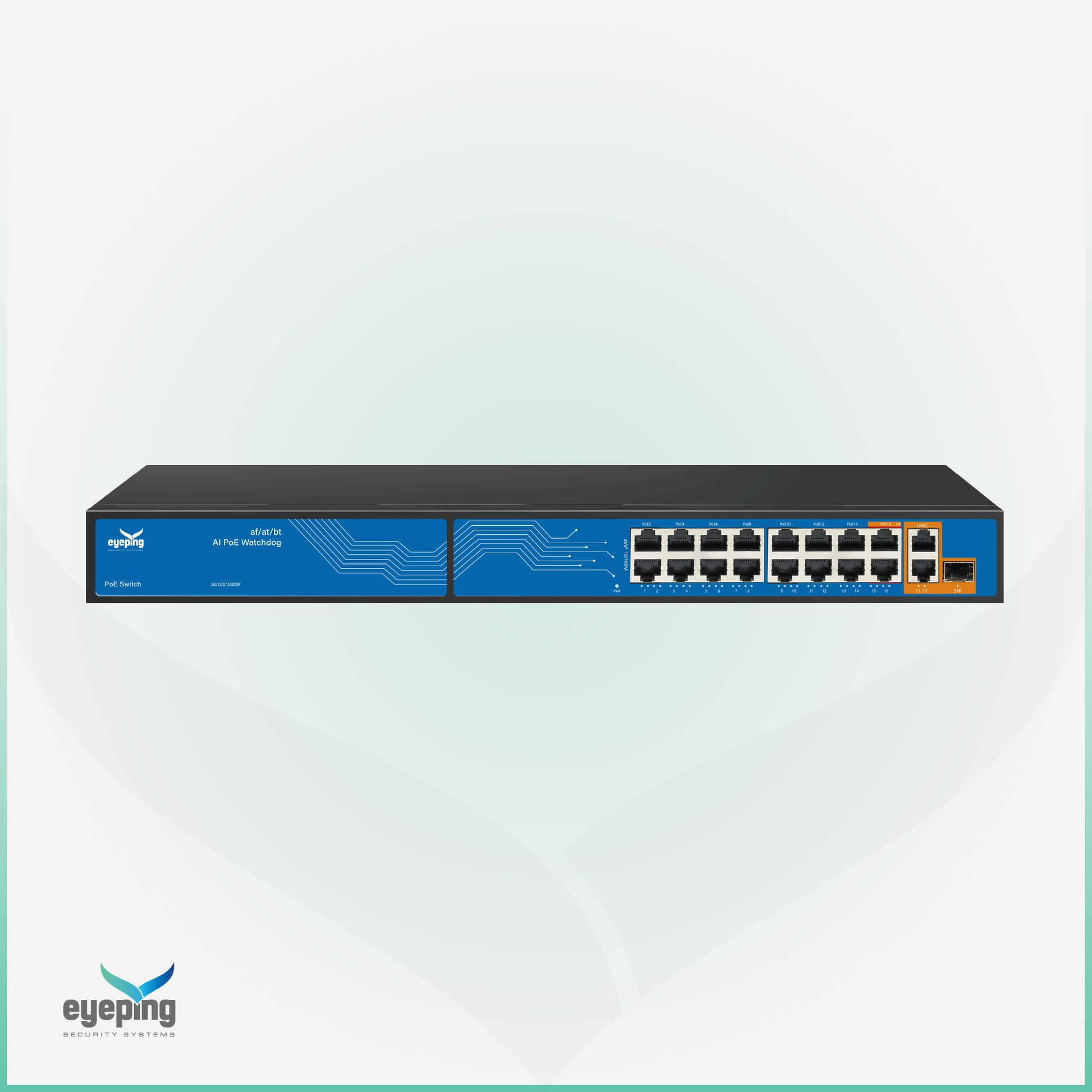 EYEPING GS-S3019-16V0 – AI Hybrid PoE Switch