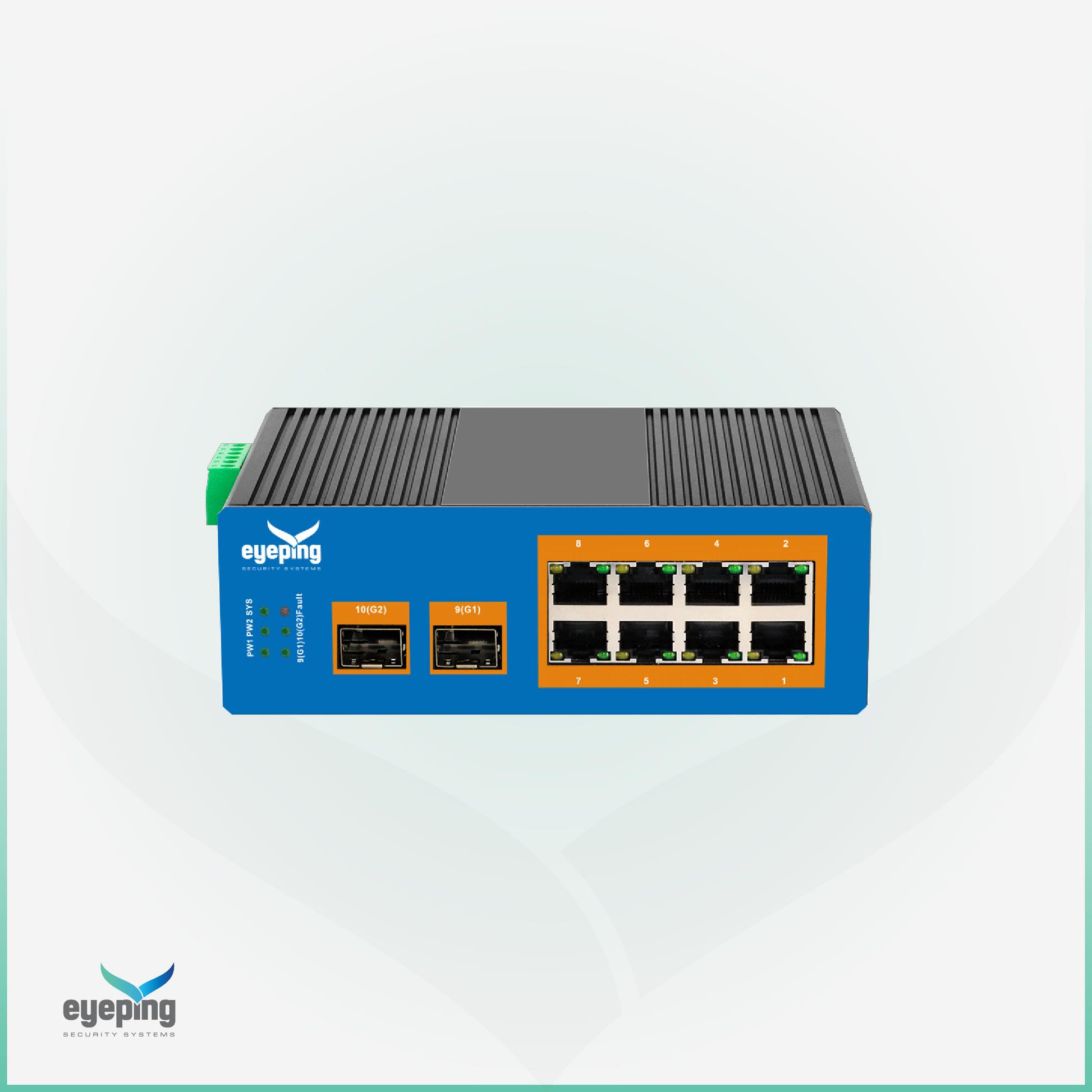 EYEPING GS-S610-8W0 – Industrial-Grade Gigabit Managed PoE Switch