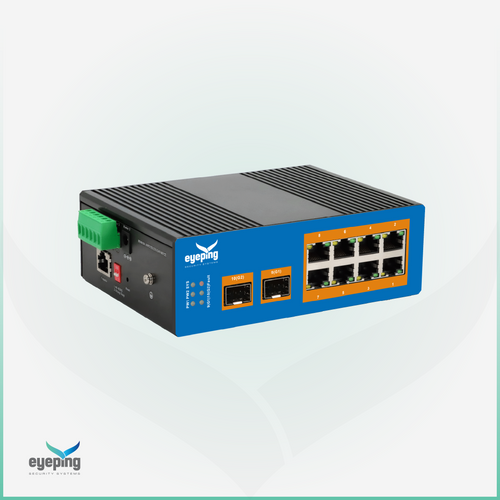 EYEPING GS-S610-8W0 – Industrial-Grade Gigabit Managed PoE Switch