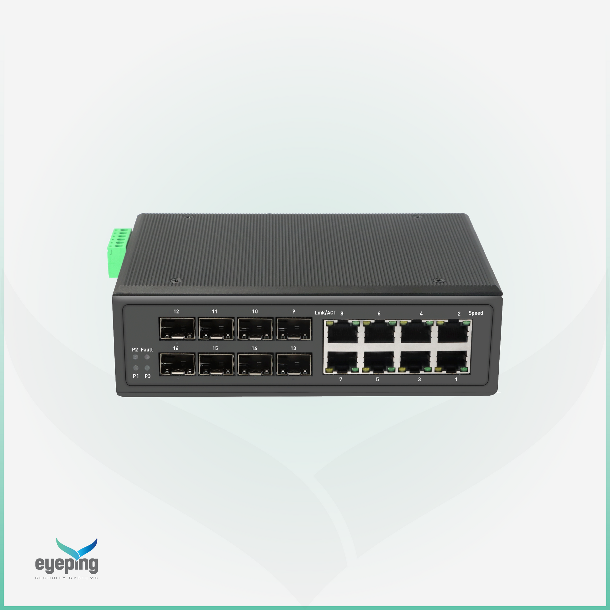 EYEPING GS-S616-8W0 – Industrial-Grade Gigabit Managed PoE Switch
