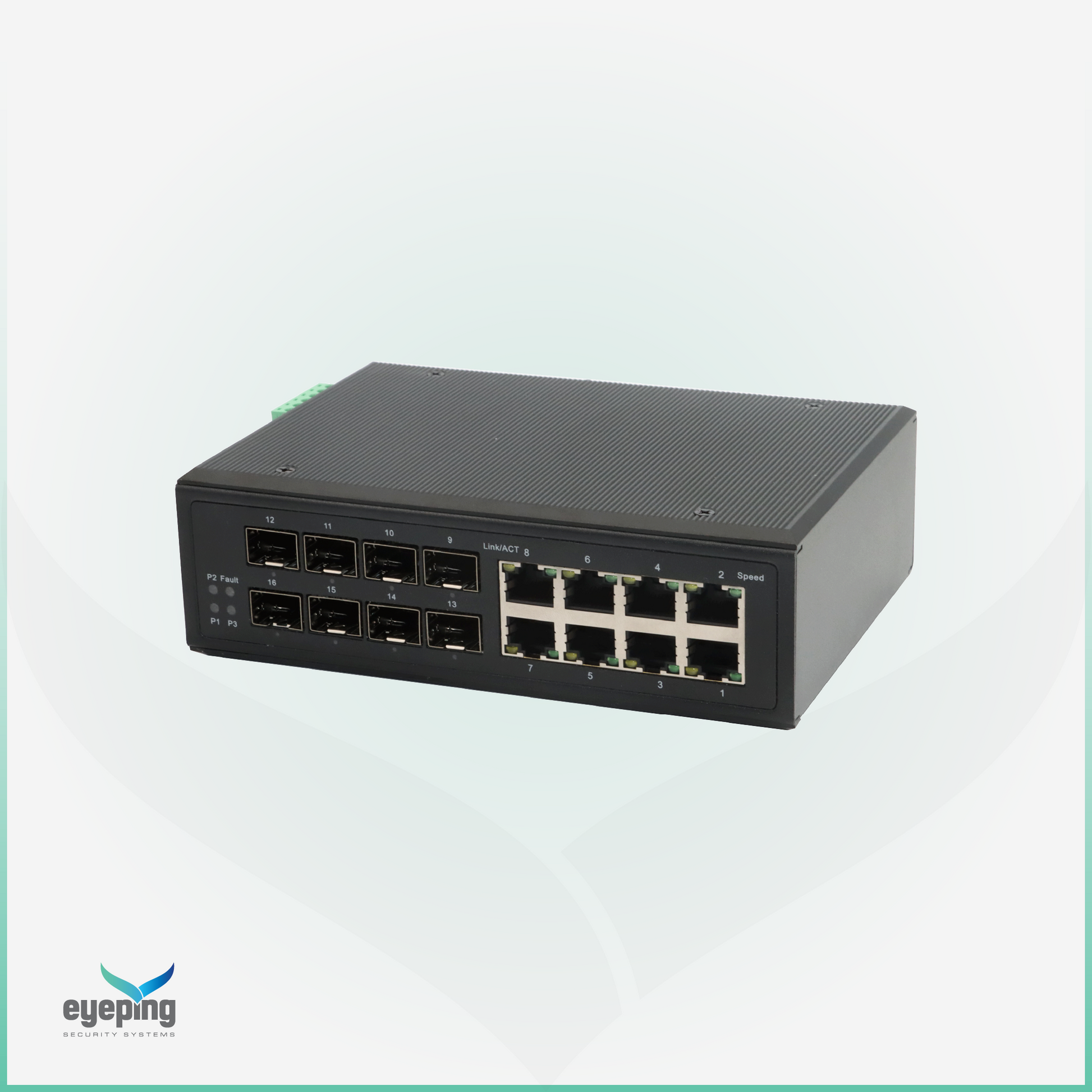 EYEPING GS-S616-8W0 – Industrial-Grade Gigabit Managed PoE Switch