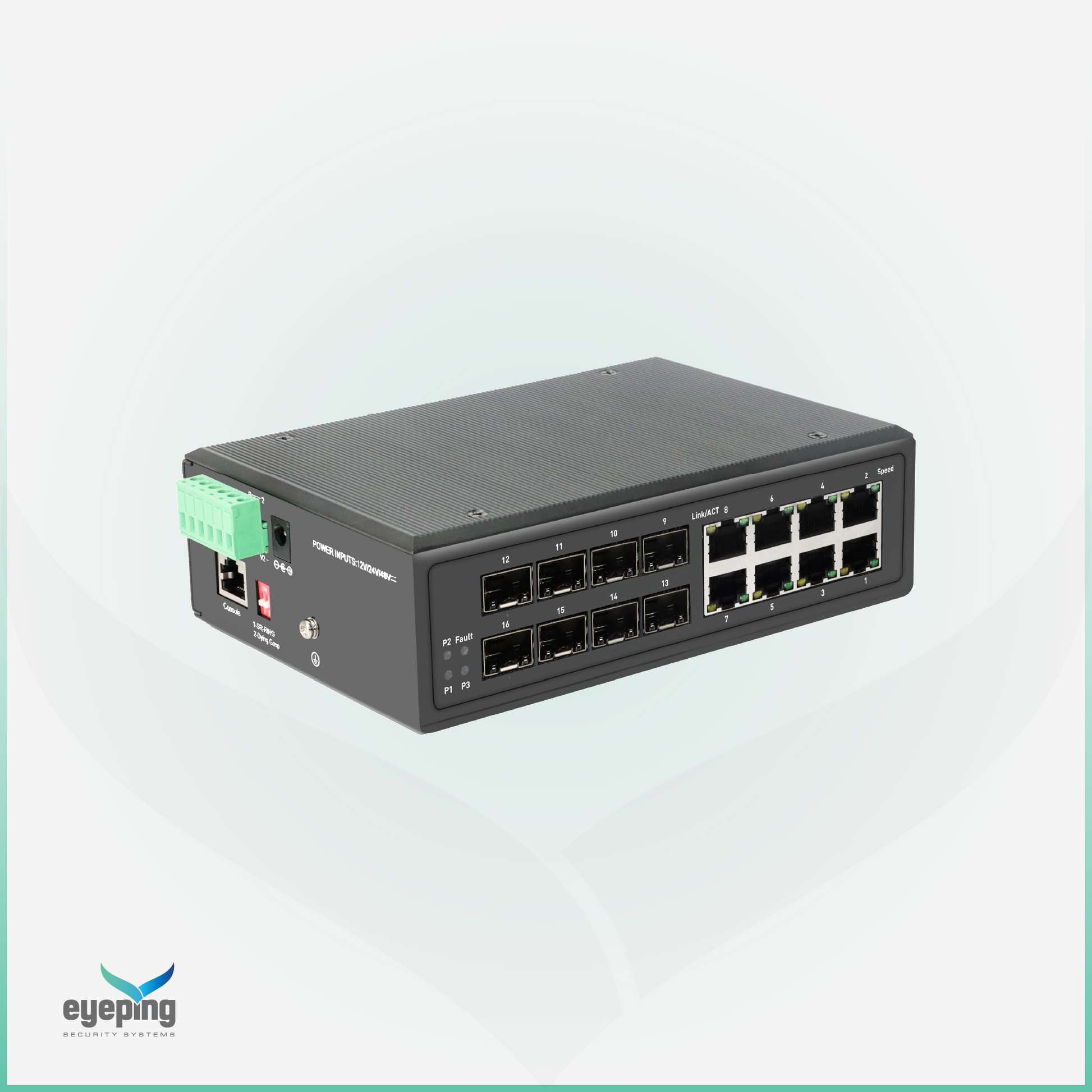 EYEPING GS-S616-8W0 – Industrial-Grade Gigabit Managed PoE Switch