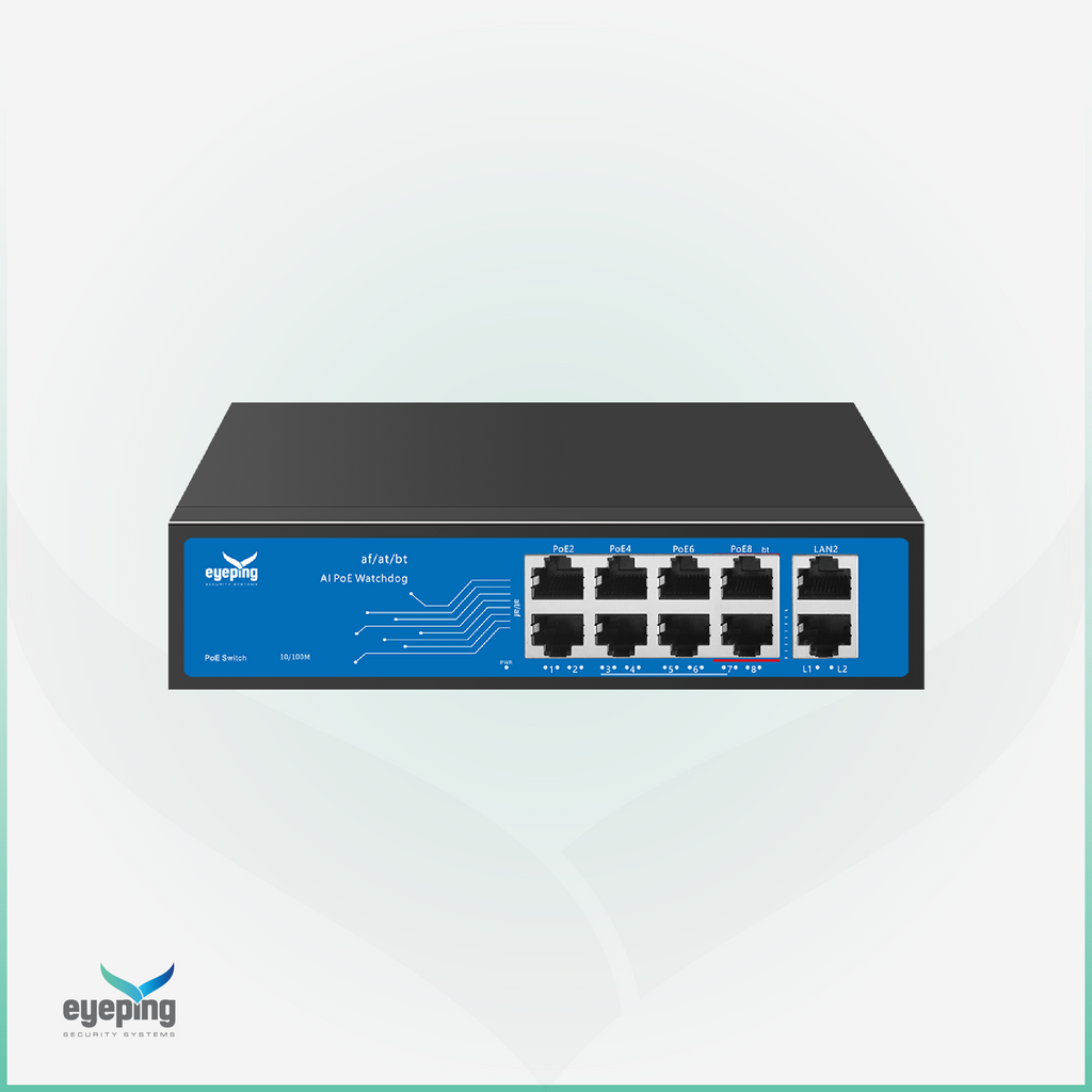 EYEPING GS-S3010-8P0 – AI PoE Switch