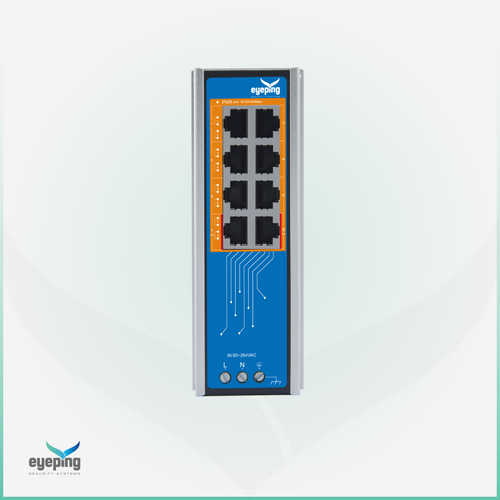 EYEPING GS-S508-8W0 – Industrial 8-Port Full Gigabit Unmanaged PoE Switch
