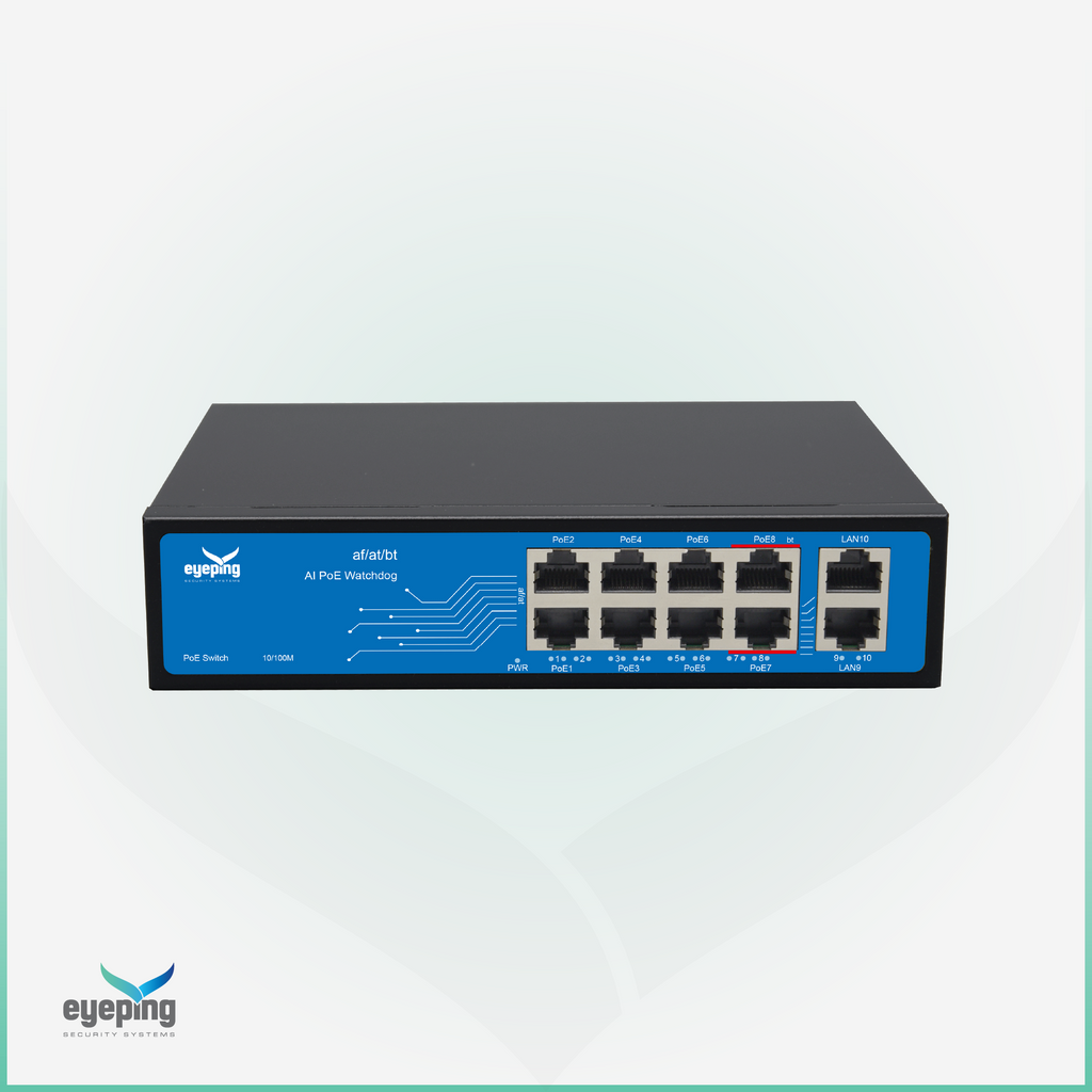 EYEPING GS-S2010-8P0 – AI PoE Switch