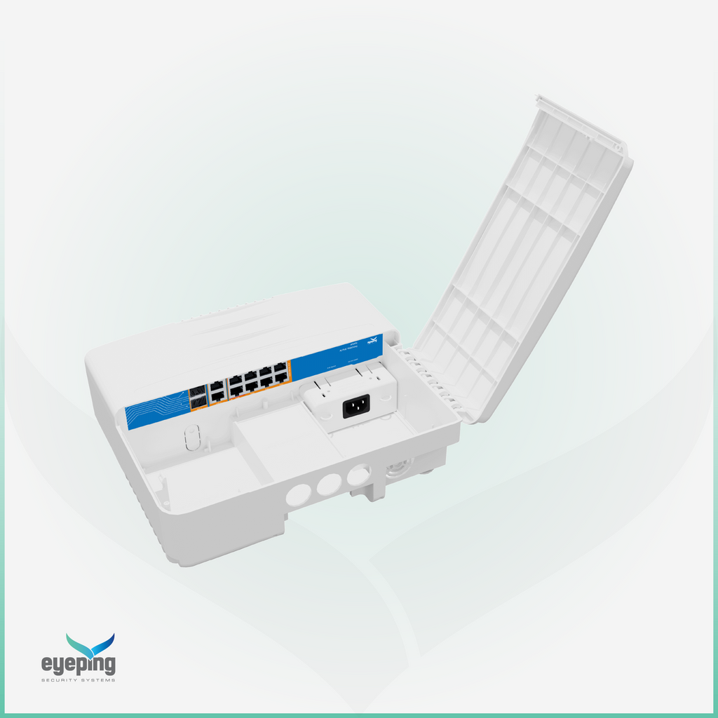 EYEPING GS-S4012F-8W0 – AI Gigabit Waterproof PoE Switch