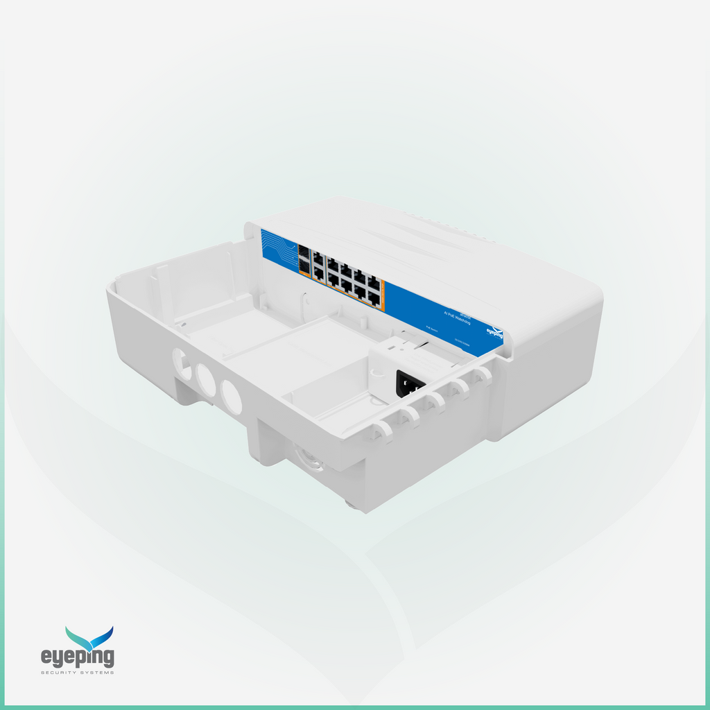 EYEPING GS-S4012F-8W0 – AI Gigabit Waterproof PoE Switch